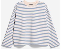 ARMEDANGELS Frankaa Stripe Dames Trui - Blauw Wit - Maat M