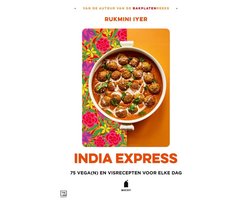 <p>Ontdek makkelijke Indiase gerechten met 'India Express' van de koningin van de bakplaten: Rukmini Iyer. In 'India Express' laat Rukmini zich inspireren door haar Indiase roots en de recepten van haar ouders en haar familie uit India. Dit kleurrijke kookboek staat boordevol vis- en vega(n) recepten die je zo op tafel zet.<br /><br />Minimale inspanning, groots resultaat, zoals we van Rukmini gewend zijn. Stap aan boord en ontdek gerechten uit álle streken van India. Zet een geweldig feestmaal op tafel met de lekkerste Indiase gerechten als biryani, gefrituurde groenten en curry's. Soms met een twist, soms klassiek. 'India Express' van Rukmini Iyer is een onmisbaar kookboek voor iedereen die de authentieke smaak van India wil ontdekken en perfect voor fans van de bakplaat-boeken.</p>