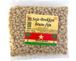 <h3><strong>Maussi's Soja Brokken fijn bruin (200g) - De smaakvolle, eiwitrijke vleesvervanger die altijd past!</strong></h3> <p>Ben je klaar om je maaltijden een plantaardige upgrade te geven? Maak kennis met Maussi's Soja Brokken Fijn Bruin! Deze veelzijdige, fijngemalen soja brokken zijn de ideale vleesvervanger voor elke maaltijd. Of je nu vegan, vegetariër of gewoon op zoek bent naar gezondere alternatieven, Maussi's Soja Brokken bieden een heerlijke en voedzame oplossing die je keer op keer zult gebruiken.</p> <p>Maussi's Soja Brokken Fijn Bruin zijn perfect voor mensen die houden van lekker eten, maar ook bewuste keuzes willen maken. Ze zijn rijk aan eiwitten, laag in vet en super makkelijk te bereiden. Of je nu zin hebt in een kruidige saus, een stevige soep of een frisse salade met een eiwitboost, deze soja brokken passen zich moeiteloos aan al jouw culinaire creaties aan. Ontdek hoe je met Maussi's Soja Brokken elke maaltijd kunt transformeren in een feestje op je bord!</p> <p><strong>Wat Maakt Maussi's Soja Brokken fijn bruin zo bijzonder?</strong></p> <p>Maussi's Soja Brokken Fijn Bruin zijn niet zomaar soja brokken. Ze zijn fijner van structuur, waardoor ze perfect zijn voor gerechten waar je een subtiele vleesachtige textuur wilt toevoegen zonder de stukjes te groot te maken. Hier zijn een paar redenen waarom deze soja brokken de beste keuze zijn:</p> <ol> <li><strong>Hoog eiwitgehalte</strong>: Maussi's Soja Brokken zijn een uitstekende bron van plantaardige eiwitten, met meer dan 50% eiwit per 100 gram. Dit maakt ze ideaal voor sporters, mensen die willen afvallen, of iedereen die wat extra eiwitten in zijn dieet wil.</li> <li><strong>Licht eerteerbaar en laag in vet</strong>: Doordat de brokken zijn gemaakt van ontvette sojameel, zijn ze niet alleen rijk aan eiwitten, maar ook laag in vet. Dit maakt ze licht verteerbaar en perfect voor mensen die een gezonde levensstijl nastreven.</li> <li><strong>Neutrale smaak voor eindeloze variatie</strong>: De brokken hebben een neutrale smaak, waardoor ze de smaken van kruiden, specerijen en sauzen perfect opnemen. Dit maakt ze uitermate geschikt voor uiteenlopende gerechten, van pittige chili's tot romige pastasauzen.</li> <li><strong>Makkelijk te bereiden</strong>: Je hoeft geen topchef te zijn om met Maussi's Soja Brokken te werken. Week ze gewoon in heet water of bouillon, knijp het overtollige vocht eruit, en ze zijn klaar om gebruikt te worden in jouw favoriete recepten.</li> <li><strong>Duurzaam en milieuvriendelijk</strong>: Met Maussi's Soja Brokken maak je een bewuste keuze voor het milieu. Soja heeft een veel lagere ecologische voetafdruk dan vlees, waardoor je met elke maaltijd helpt om de planeet te beschermen.</li> </ol> <p><strong>Hoe Gebruik je Maussi's Soja Brokken fijn bruin in de keuken?</strong></p> <p>Deze fijngemalen soja brokken zijn super veelzijdig en kunnen in talloze gerechten worden gebruikt. Hier zijn een paar ideeën om je op weg te helpen:</p> <ul> <li><strong>Hartige sausen en bolognese</strong>: Gebruik de brokken als basis voor een heerlijke, hartige saus of een klassieke vegan Bolognese. Kook ze met tomatensaus, kruiden zoals oregano en basilicum, en serveer met je favoriete pasta. Een gegarandeerde hit aan tafel!</li> <li><strong>Soepen en stoofpotten</strong>: Voeg de brokken toe aan je soepen en stoofpotten voor extra textuur en eiwitten. Ze nemen de smaken van de bouillon op en maken je gerechten net iets vullender.</li> <li><strong>Gevulde groenten</strong>: Maak gevulde paprika's, courgettes of tomaten door de brokken te mengen met rijst, kruiden en groenten. Bak in de oven voor een kleurrijk en smaakvol gerecht dat indruk maakt.</li> <li><strong>Kruidige burgers en balletjes</strong>: Meng de geweekte brokken met kruiden, specerijen en een bindmiddel zoals bloem of haver om heerlijke plantaardige burgers of gehaktballetjes te maken. Ideaal voor op de BBQ of als toevoeging aan je spaghetti.</li> <li><strong>Salades met een bite</strong>: Voeg de brokken toe aan salades voor extra vulling en een lekkere bite. Ze zijn perfect om je lunch wat meer body te geven zonder dat je zwaar aan vlees hoeft te denken.</li> </ul> <p><strong>Stap-voor-Stap: Zo bereid je Maussi's Soja Brokken fijn bruin</strong></p> <p>Het bereiden van Maussi's Soja Brokken is simpel en snel. Hier is een gemakkelijk stappenplan:</p> <ol> <li><strong>Week de brokken</strong>: Doe de gewenste hoeveelheid soja brokken in een kom en voeg heet water of bouillon toe. Laat ze ongeveer 5-10 minuten weken totdat ze zacht zijn.</li> <li><strong>Vocht verwijderen</strong>: Knijp het overtollige vocht uit de geweekte brokken met je handen of gebruik een fijne zeef. Dit helpt om de brokken de perfecte textuur te geven voor je gerecht.</li> <li><strong>Kruiden en smaak Ttoevoegen</strong>: Voeg je favoriete kruiden, specerijen of marinades toe. Denk aan knoflook, ui, paprikapoeder, komijn of wat je maar lekker vindt.</li> <li><strong>Bereid zoals Gewenst</strong>: Bak, wok of kook de brokken in je gerecht. Ze zijn nu klaar om een heerlijke toevoeging te zijn aan je maaltijd.</li> </ol> <p><strong>Gezond, gemakkelijk en lekker!</strong></p> <p>Maussi's Soja Brokken Fijn Bruin zijn niet alleen veelzijdig, maar ook ontzettend gezond. Ze zijn rijk aan eiwitten, bevatten vezels en essentiële voedingsstoffen zoals ijzer en calcium. Bovendien zijn ze vrij van kunstmatige toevoegingen en conserveringsmiddelen, wat ze een pure en natuurlijke keuze maakt voor iedereen die goed voor zichzelf en de planeet wil zorgen.</p> <p><strong>Meal prepping gemaakt makkelijk</strong></p> <p>Deze soja brokken zijn ook ideaal voor meal prepping. Maak een grote batch van je favoriete gerechten, verdeel ze in porties en vries ze in voor later. Zo heb je altijd een snelle, gezonde maaltijd bij de hand. Perfect voor drukke dagen of als je gewoon even geen zin hebt om te koken.</p> <p><strong>Een milieuvriendelijke keuze</strong></p> <p>Door te kiezen voor Maussi's Soja Brokken maak je een bewuste keuze die niet alleen goed is voor jou, maar ook voor het milieu. De productie van soja is veel duurzamer dan die van vlees, met een lagere impact op watergebruik, landgebruik en CO2-uitstoot. Bovendien zijn deze brokken 100% plantaardig, wat betekent dat je kunt genieten van je maaltijden zonder schuldgevoel.</p> <p><strong>Geschikt voor iedereen</strong></p> <p>Of je nu veganist, vegetariër, flexitariër of gewoon nieuwsgierig bent naar plantaardig eten, Maussi's Soja Brokken zijn een geweldige aanvulling op je keuken. Ze zijn makkelijk te gebruiken, passen bij allerlei gerechten en geven je de vrijheid om creatief te zijn met je maaltijden.</p> <p><strong>Tips voor de beste resultaten</strong></p> <ul> <li><strong>Gebruik bouillon voor extra smaak</strong>: Week de brokken in groente- of kruidenbouillon voor een extra smaakboost. Probeer verschillende soorten bouillon om te zien wat jij het lekkerst vindt!</li> <li><strong>Kruid naar smaak</strong>: Omdat de brokken een neutrale basis hebben, kun je ze volledig naar je eigen smaak kruiden. Probeer eens een Mediterrane mix met oregano en knoflook, of ga voor een pittige variant met chilipoeder en paprikapoeder.</li> <li><strong>Varieer met bereiding</strong>: Bak de brokken krokant in de pan voor een extra bite, voeg ze toe aan stoofpotten voor een zachtere textuur, of gebruik ze in koude gerechten zoals salades. De mogelijkheden zijn eindeloos!</li> </ul> <p><strong>Conclusie</strong></p> <p>Maussi's Soja Brokken Fijn Bruin zijn een fantastische keuze voor iedereen die gezond, duurzaam en smakelijk wil eten. Ze zijn makkelijk te bereiden, rijk aan eiwitten en passen zich aan elk gerecht aan. Of je nu een snelle doordeweekse maaltijd wilt maken, wilt meal preppen voor de week, of gewoon wat nieuws wilt proberen in de keuken, deze soja brokken bieden de perfecte oplossing. Voeg ze vandaag nog toe aan je boodschappenlijst en ontdek hoe lekker plantaardig eten kan zijn!</p>